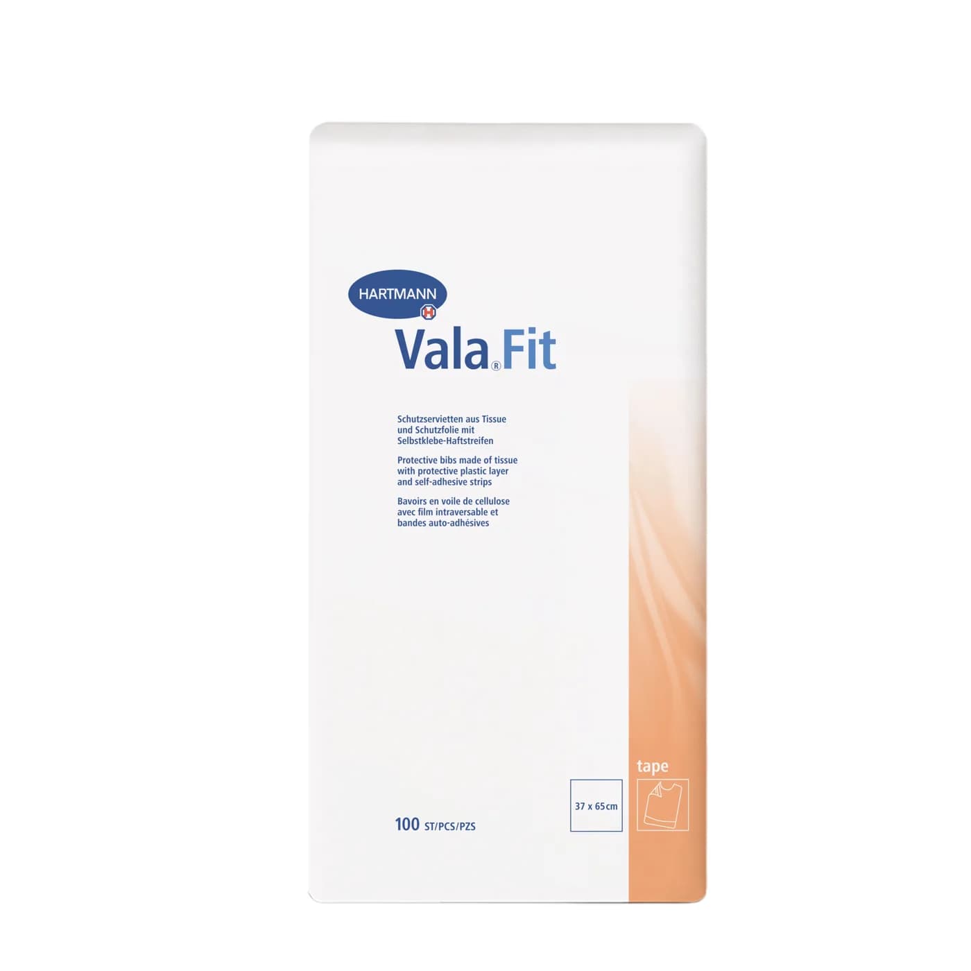 ValaFit προστατευτικά προστήθια 38x65cm με αυτοκόλλητη στερέωση 100 τεμ.