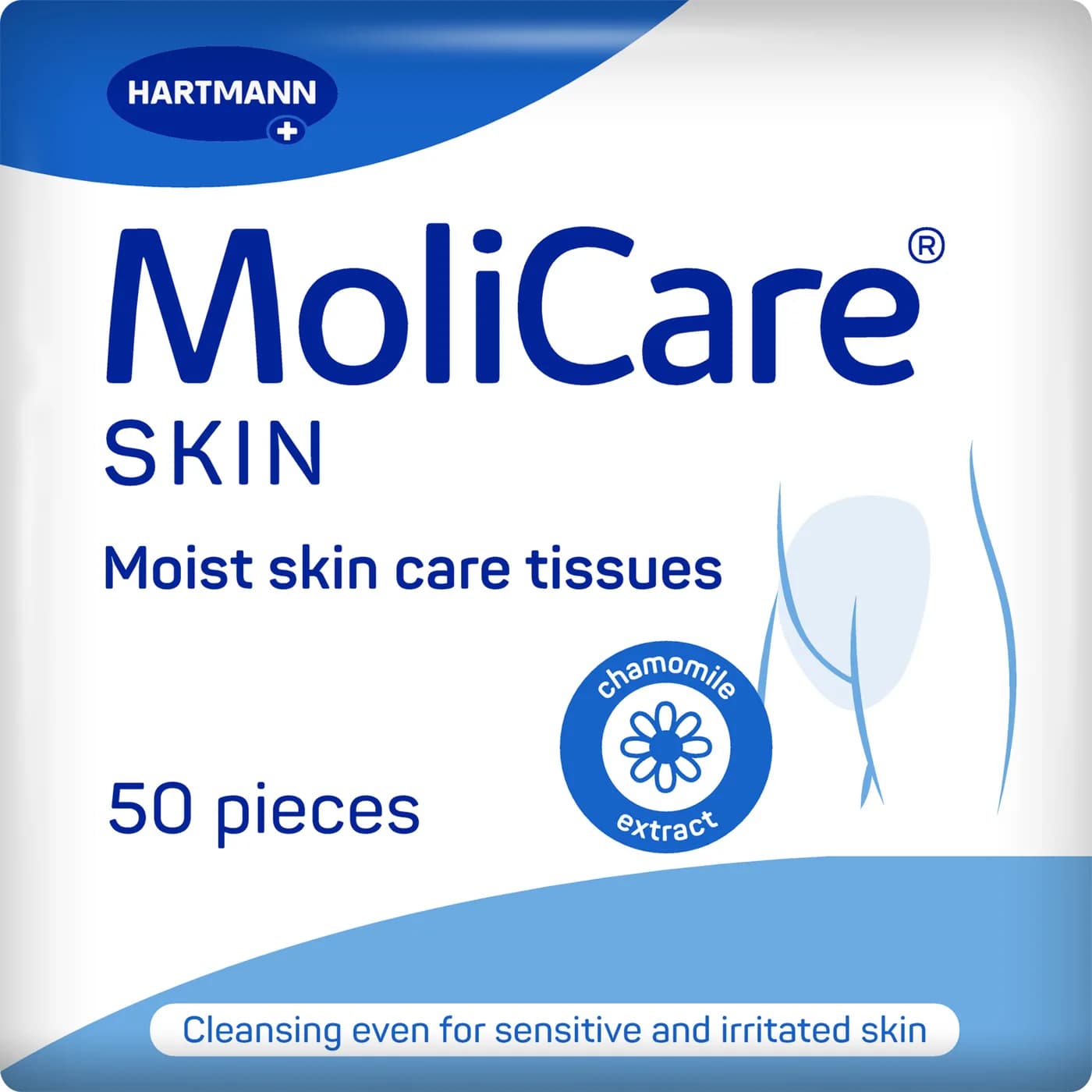MoliCare Skin Υγρά μαντήλια καθαρισμού 50 τεμ.