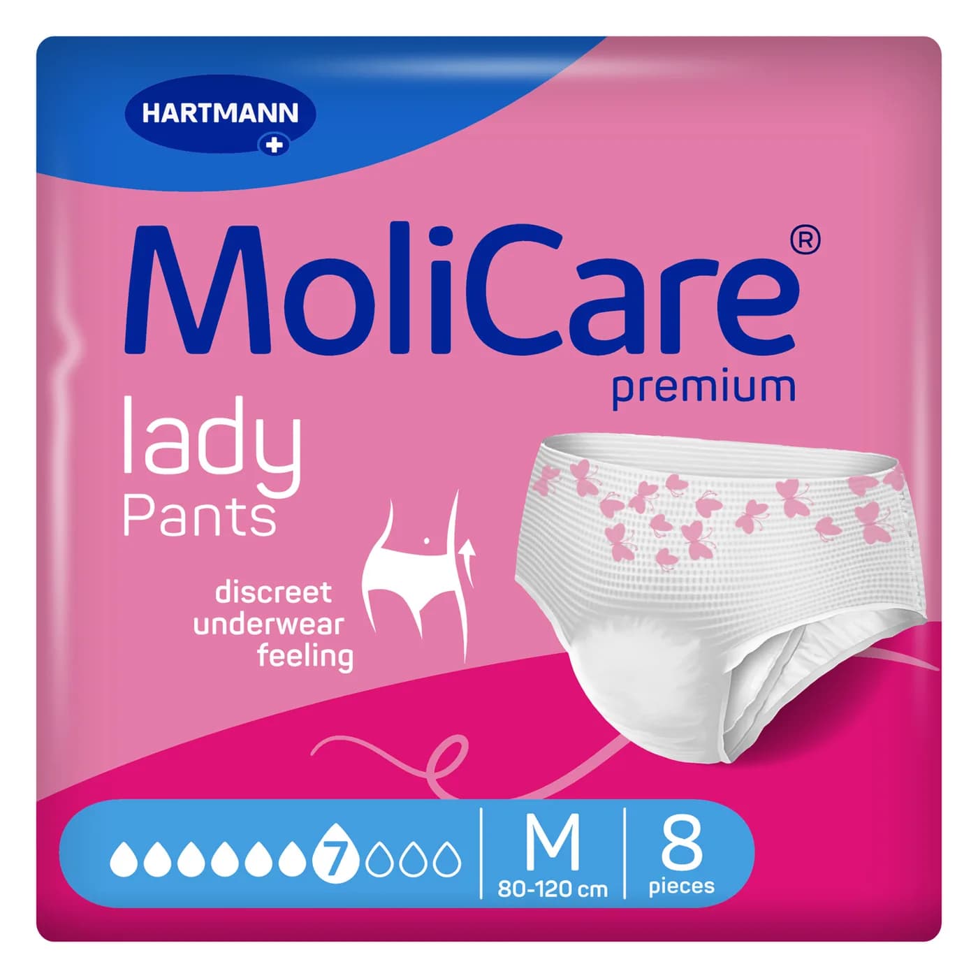 MoliCare Premium lady pants Γυναικείο εσώρουχο Medium 7 σταγόνων 8 τεμ.