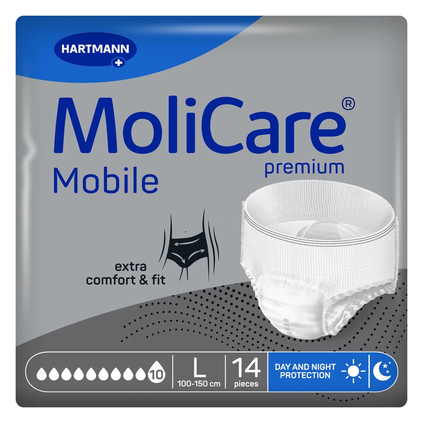 MoliCare Premium Mobile Super Εσώρουχο νύχτας L 10 σταγόνων 14 τεμ.