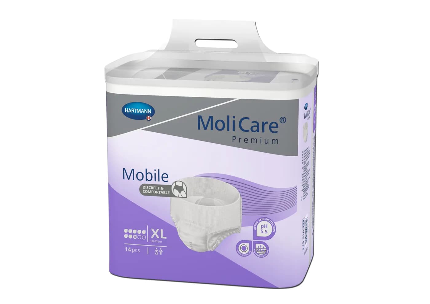 MoliCare Premium Mobile Super Εσώρουχο νύχτας XL 8 σταγόνων 14 τεμ.