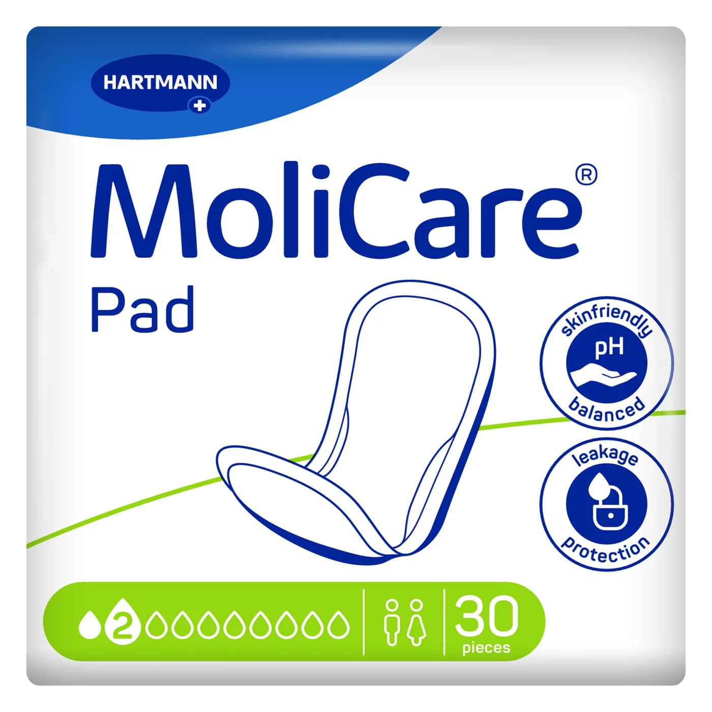 MoliCare pad Σερβιέτες ελαφράς ακράτειας 2 σταγόνων 30 τεμ.
