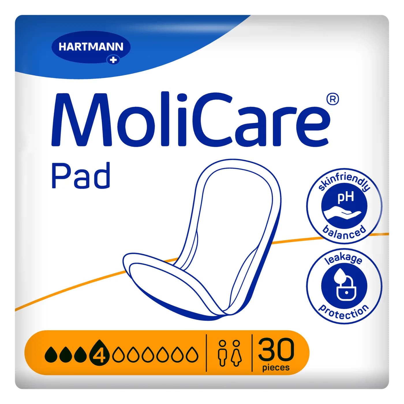 MoliCare pad Σερβιέτες ελαφράς ακράτειας 4 σταγόνων 30 τεμ.