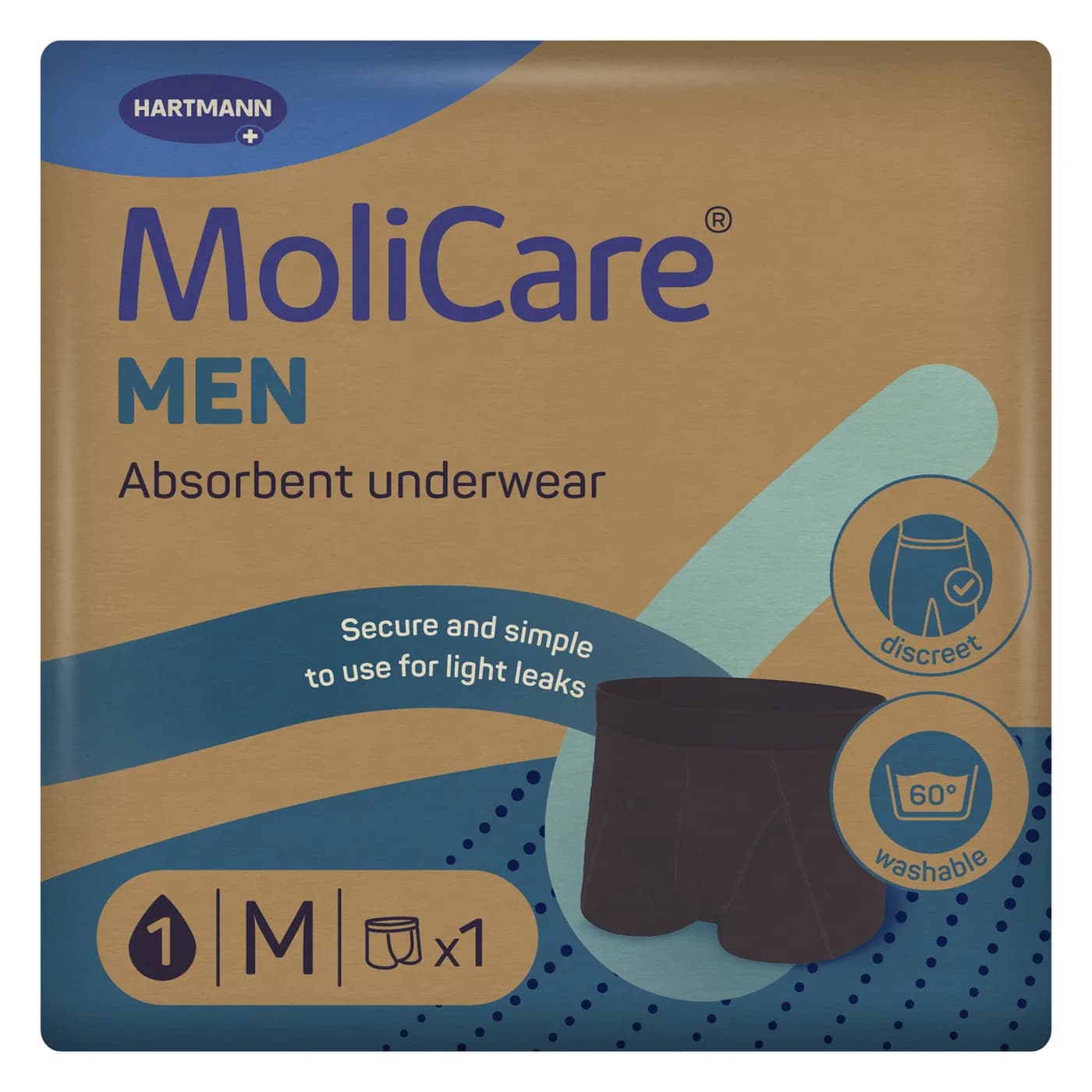 MoliCare Men Επαναπλενόμενο Ανδρικό εσώρουχο M
