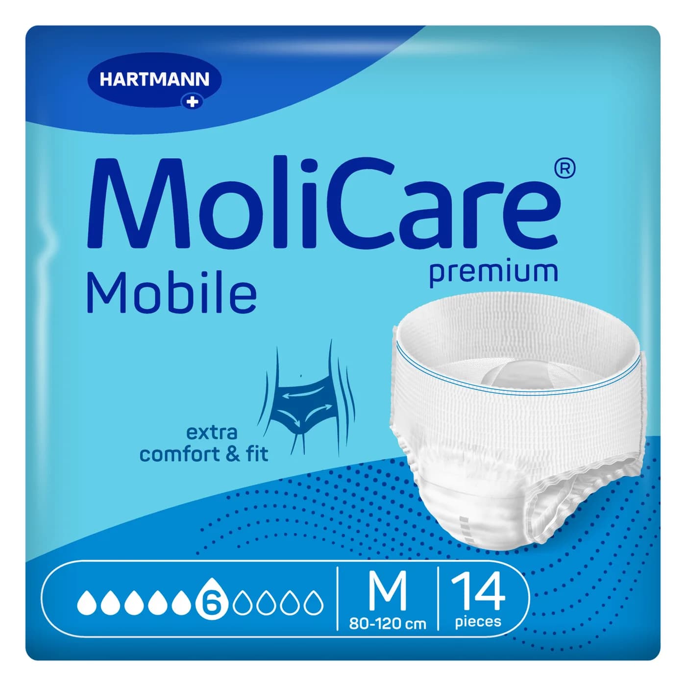 MoliCare Premium Mobile Εσώρουχο ημέρας M 6 σταγόνων 14 τεμ.