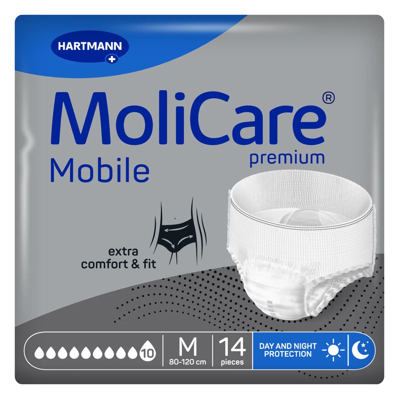 MoliCare Premium Mobile Super Εσώρουχο νύχτας M 10 σταγόνων 14 τεμ.
