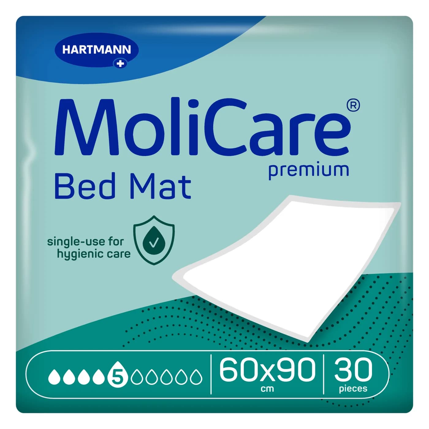 MoliCare Premium Bed Mat Υποσέντονο 5σταγόνων 60x90 30 τεμ.