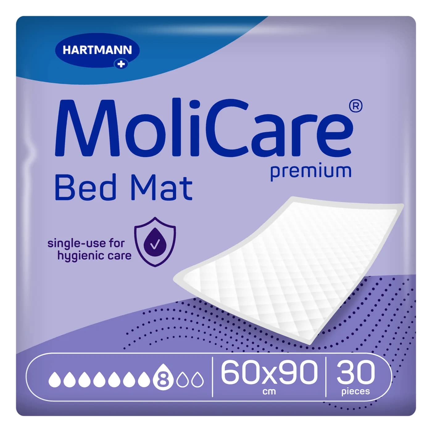 MoliCare Premium Bed Mat Υποσέντονο 8σταγόνων 60x90 30 τεμ.